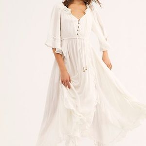 ISO free people beach bliss maxi dress in ivory